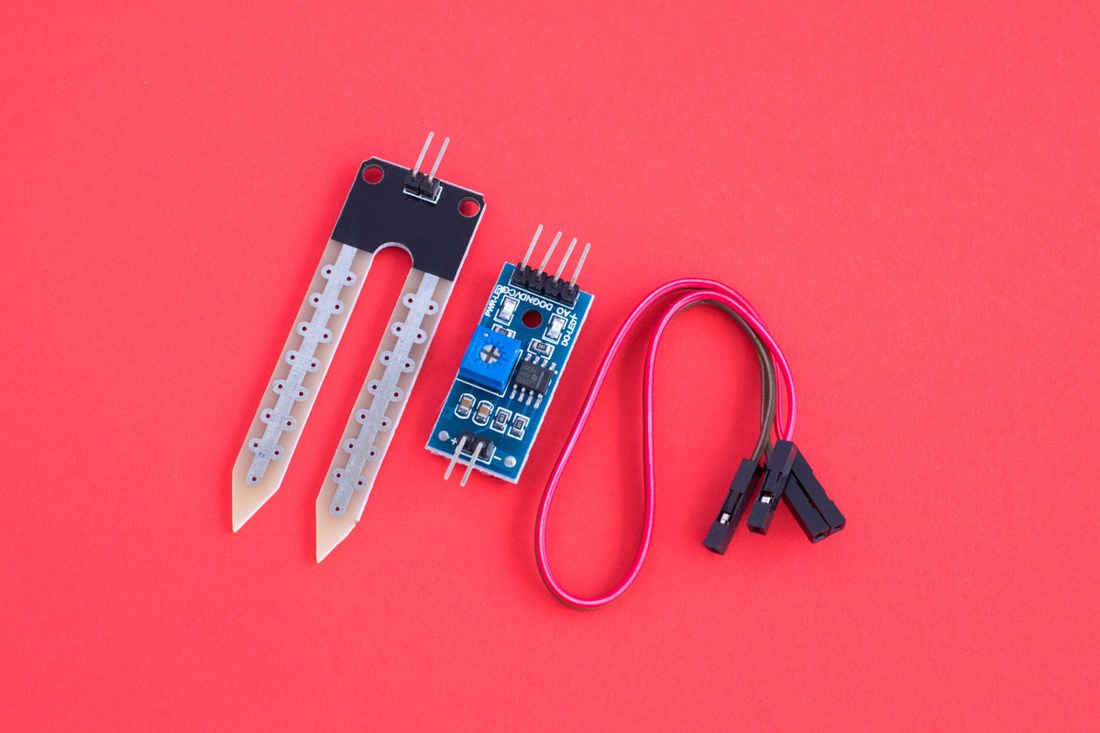 Soil moisture sensor and interface board